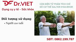 GIỚI THIỆU SẢN PHẨM CÂN ĐIỆN TỬ PHÂN TÍCH CHỈ SỐ CƠ THỂ SALTER 9164-WH3R