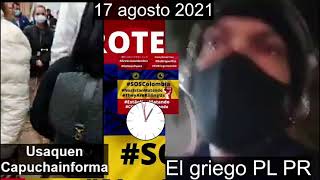 Protestas Colombia 17 agosto D1ctadura n4rcop4ram1litar #17A  #SOSColombia #CIDH #HRW