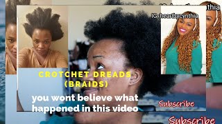 how to make Crochet braid:  easy and fast (dread extensions(step by step)| Heart by Cynthia