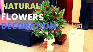 Natural Flowers Decoration #Shorts