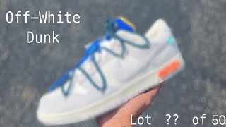 Off White Dunk Review! Lot ?? of 50! Are they Over Hyped!?