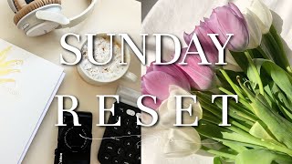 SUNDAY RESET ROUTINE | February 2023 - Cleaning, self-care + organisation 📝🌷