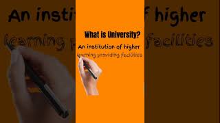 what is University | University definition | #shorts #university #viral