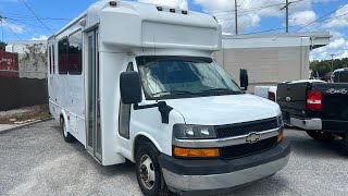 SOLD 2014 Chevy 4500 Glaval Mini bus with wheelchair lift