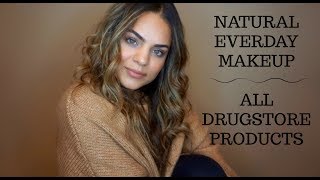 Natural Everyday Makeup | ALL Drugstore Products!