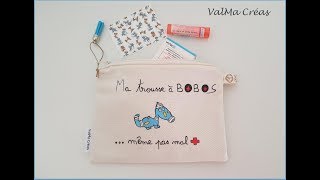 Trousse à bobos. facile et rigolote - Tuto couture ValMa Créas