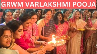 GRWM For VARLAKSHMI POOJA| Kerala Saree Look #grwm #varlakshamipooja #keralasaree