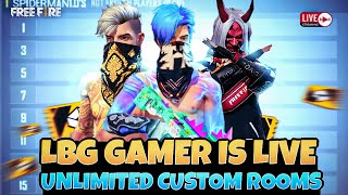 Free Fire Live Telugu - Unlimited custom rooms live - Ff live telugu - free fire live - ff live