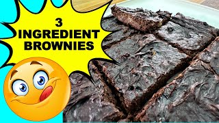 3 INGREDIENT BROWNIES