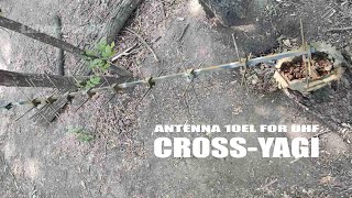 Розбірна антена Cross-YAGI 10el UHF