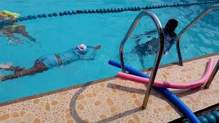 Swimming lessons (Graduation Day)