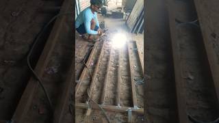 💥📸How to make iron railing 🥽♂️#welding #reling #constrcution #shorts