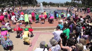 Michael Jackson "Thriller" Dance Flashmob @ Balboa Park, San Diego 2011