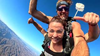 Guacimara First Skydive! Tandem Jump from 10000 feet at iJump Gran Canaria