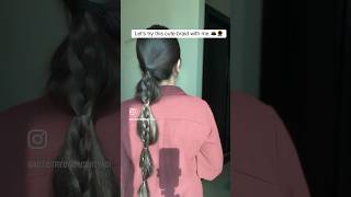 Easy Braid #youtubeshorts #hairstylehairstyle #hairstyle #braids #easyhairstyle