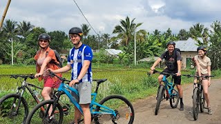 Rural Bike Tour Tetebatu With Guest From Netherlands