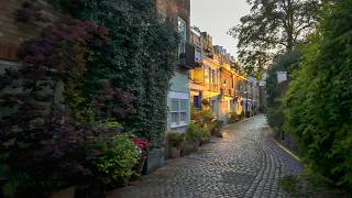 LONDON SUNSET WALK: KENSINGTON MEWS & LUXURY HOMES | 4K HDR LONDON WALK TOUR