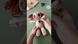 Cute Voodoo Doll #sewingprojects #handmade