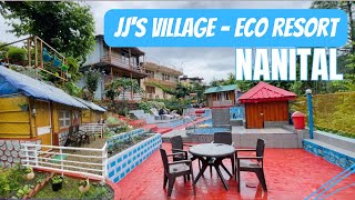 JJ's Village Resort | NANITAL ECO- RESORT | Review/Price/Night view | Bamboo house Getaway