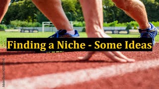 Finding a Niche - Some Ideas