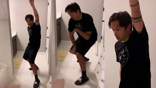 tyler's first tiktok dance