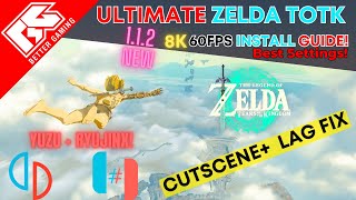 NEW 60FPS/Patches/Update/DynamicFPS Zelda TOTK 1.1.2 FIX TUTORIAL on Yuzu AND Ryujinx!