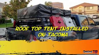 Roof Top Tent/Ham radio installed on Tacoma.