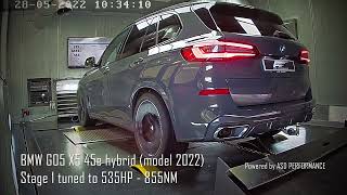 BMW G05 X5 45e 2022 (+ DME unlocking) - Stage 1 tuned to 535HP-855NM - Powered by ASD PERFORMANCE