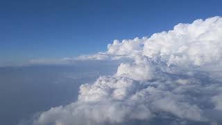 Mumbai Heavy rain cloud aerial view