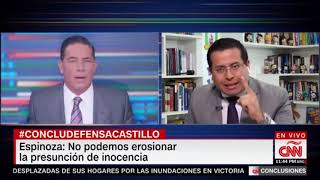 Benji Espinoza: "Hay una politización de la justicia". Entrevista en CNN en español