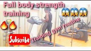 Full Body Strength Training Gym Routine || Fitness Home Bea