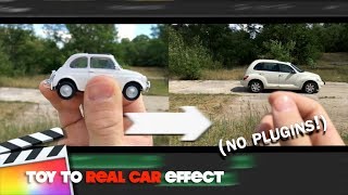 Toy to real Car Effect - FCPX Tutorial (noplugins)