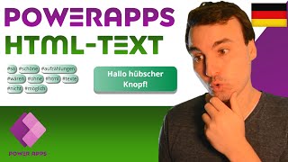 [Lern PowerApps] EP14: NEUER GLANZ für deine App mit HTML-Texten