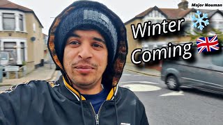 Winter Coming in UK | London Weather | Playing Cricket