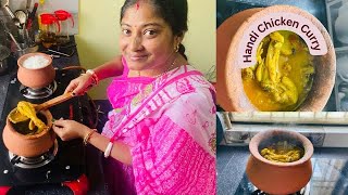 Very Tasty Homemade Handi Chicken 😋 Handi mey banaye Gas par ||Instant healthy lunch Recipe