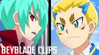 (BEYBLADE CLIPS) DRUM AND DELTA FRIENDSHIP | BEYBLADE BURST GACHI EPISODE 02