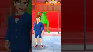 Cici Kecil Melihat Monster David cr:‪@seventosix76‬ Sakura school simulator part 3 #shorts #trending