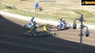 Sturz/Crash/Upadek Jonas Seifert Salk (1.Pl. Liga Speedway)