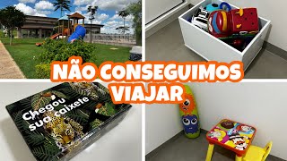 NÃO CONSEGUIMOS IR VIAJAR + COMPREI UM BÁU PARA O QUARTO DO BABY, FOMOS NO CONDOMÍNIO 🎉