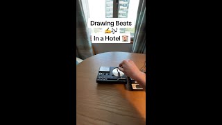 DRAWING BEATS IN A HOTEL 🏨 #shorts