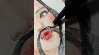 how to draw realis Tiarra Andini🥲 #drawingtutorial #sketching #realisticdrawing #lyrics #music #fyp