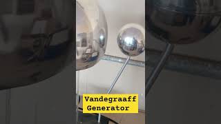 vandegraaff generator #physics #charge #shorts #vandegraaffgenerator  #electrostatics #experiment