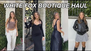 WHITE FOX BOUTIQUE HAUL- clubbing fits + Euro Summer +Winter styling