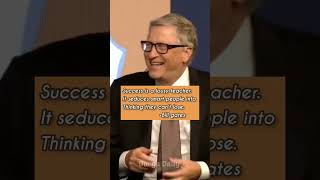 Success is a lousy teacher #success #billgates #entrepreneur #motivation  #quotes #video #viral