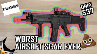 WORST AIRSOFT SCAR Ever Made! | UKARMS P8902 Revie