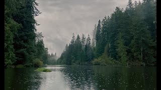 Rainy Camping and Fishing at Lake Sylvia WA