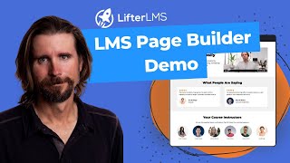 New LMS Page Builder Demo: Aircraft by LifterLMS