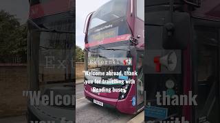 [Readingbuses] External 📢 "Welcome abroad, thank you for traveling with Reading buses" #shorts