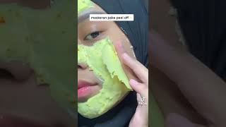 masker peel of untuk jerawat,bruntusan+ mencerahkan bagus