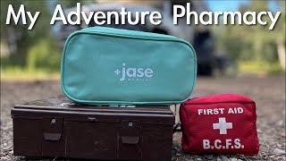 My First Aid Kit, and Emergency Medication.  Adventure Smart, Be Prepared. Destination Adventure